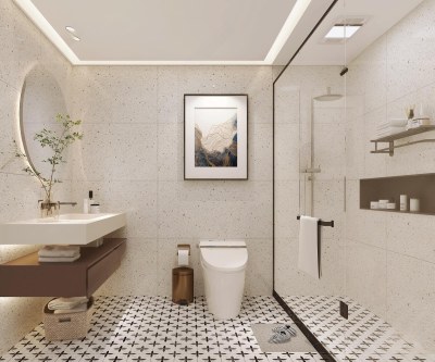 侘寂卫生间3D模型下载